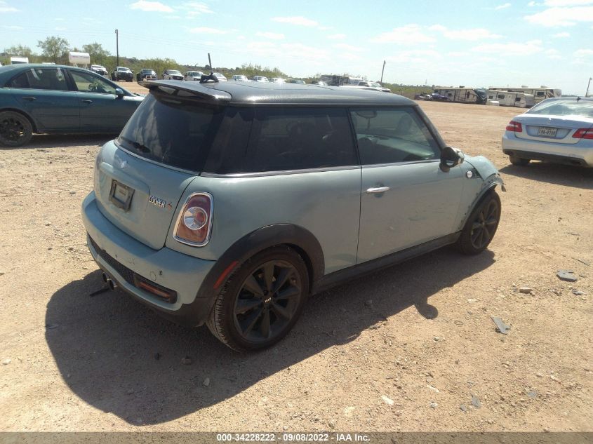 2013 MINI COOPER HARDTOP S WMWSV3C57DT390177