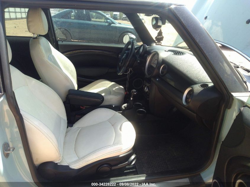 2013 MINI COOPER HARDTOP S WMWSV3C57DT390177