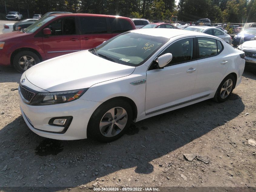 2015 KIA OPTIMA HYBRID KNAGM4AD3F5077448