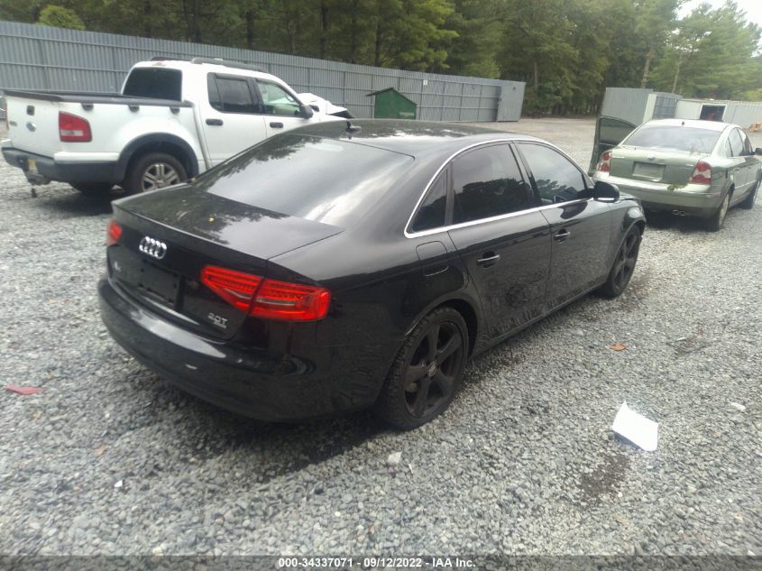 2013 AUDI A4 PREMIUM PLUS WAUHFAFL1DN019168