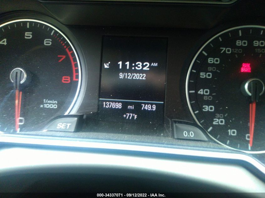 2013 AUDI A4 PREMIUM PLUS WAUHFAFL1DN019168