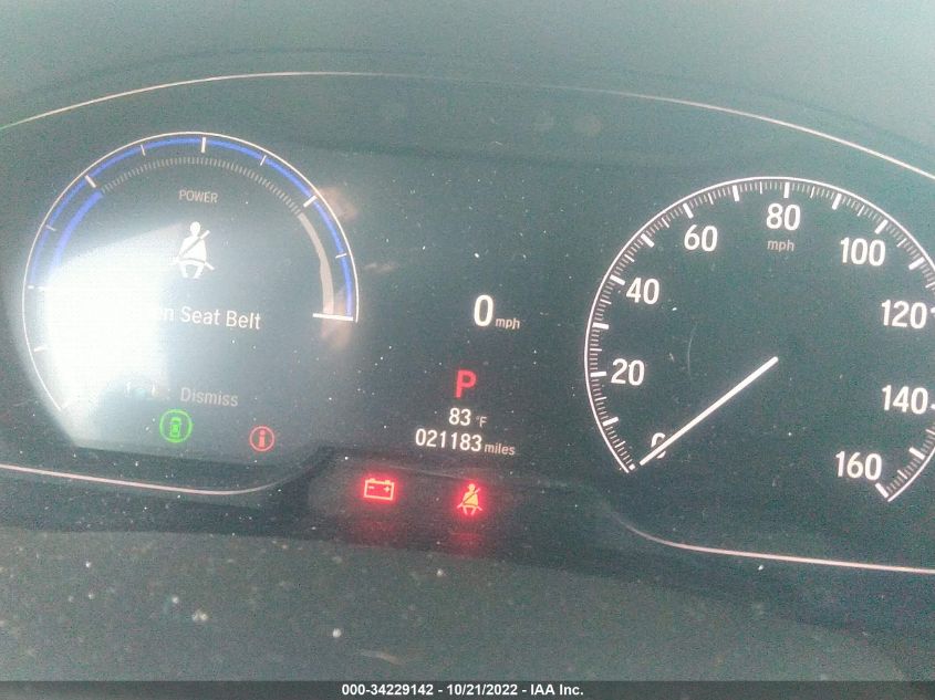 2021 HONDA ACCORD HYBRID 1HGCV3F14MA006112