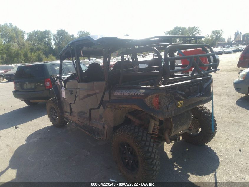 2021 POLARIS GENERAL XP 4 1000 DELUXE RIDE 3NSGMJ991MH218324