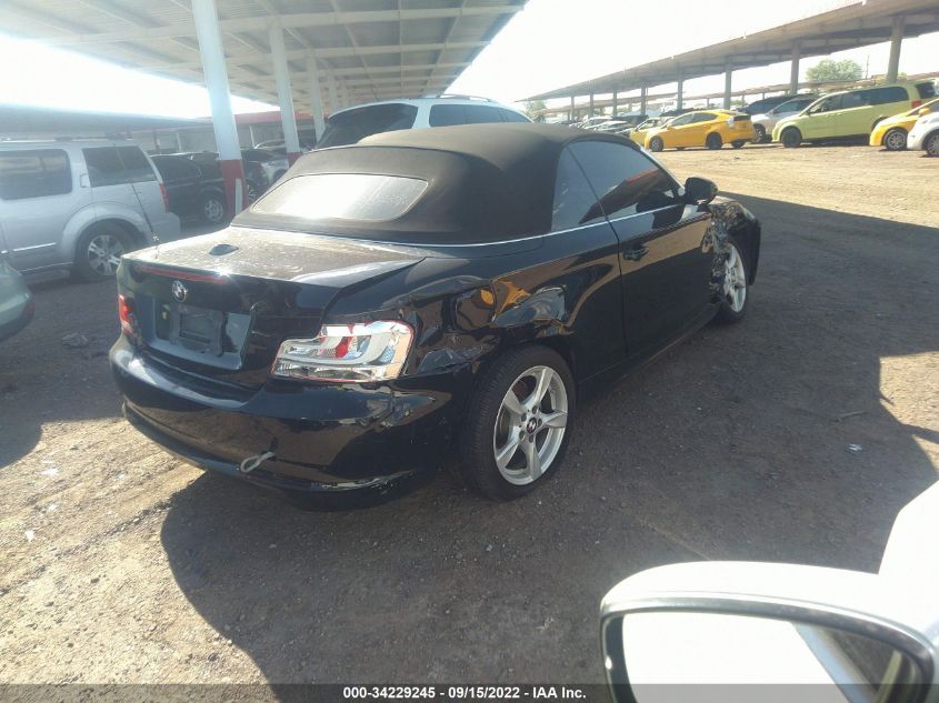 2013 BMW 1 SERIES 128I WBAUL7C59DVU08740