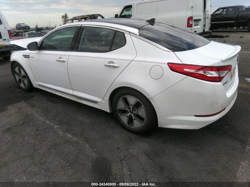 2013 KIA OPTIMA HYBRID EX KNAGM4AD5D5041631
