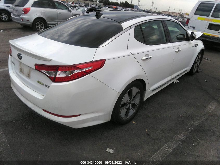 2013 KIA OPTIMA HYBRID EX KNAGM4AD5D5041631