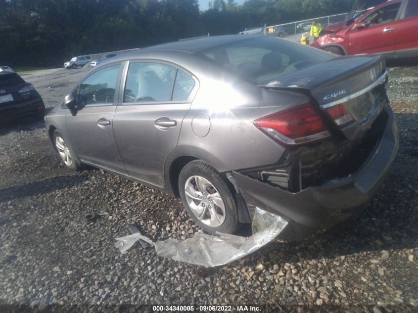 2013 HONDA CIVIC SDN LX 19XFB2F55DE011625