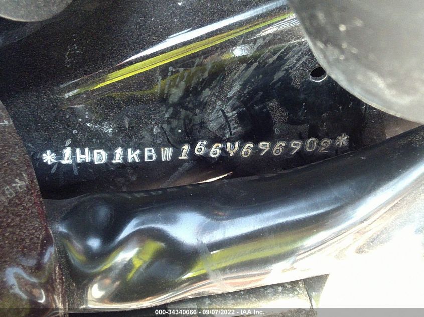 2006 HARLEY-DAVIDSON FLHXI 1HD1KBW166Y696902