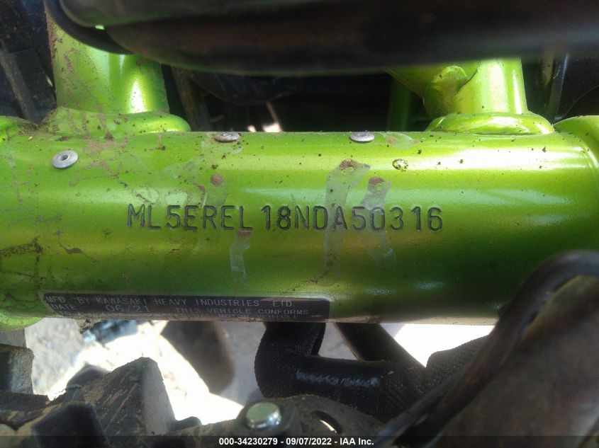 2022 KAWASAKI ER650 L ML5EREL18NDA50316