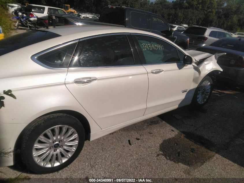 2014 FORD FUSION ENERGI TITANIUM 3FA6P0SU5ER316920