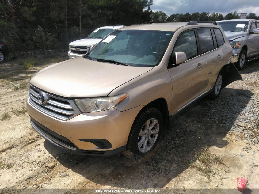 2013 TOYOTA HIGHLANDER 5TDZA3EH1DS045777
