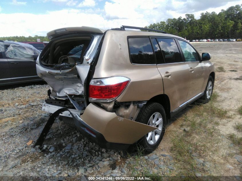 2013 TOYOTA HIGHLANDER 5TDZA3EH1DS045777