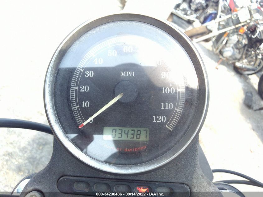 2012 HARLEY-DAVIDSON XL883 IRON 883 1HD4LE23XCC420430