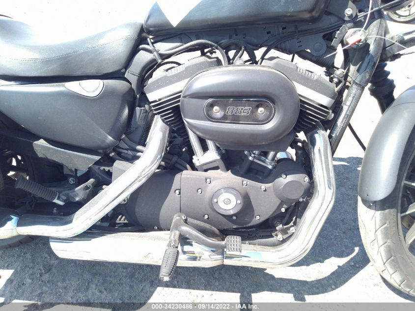 2012 HARLEY-DAVIDSON XL883 IRON 883 1HD4LE23XCC420430