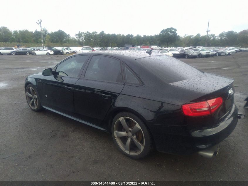 2014 AUDI A4 PREMIUM PLUS WAUFFAFL5EA084637