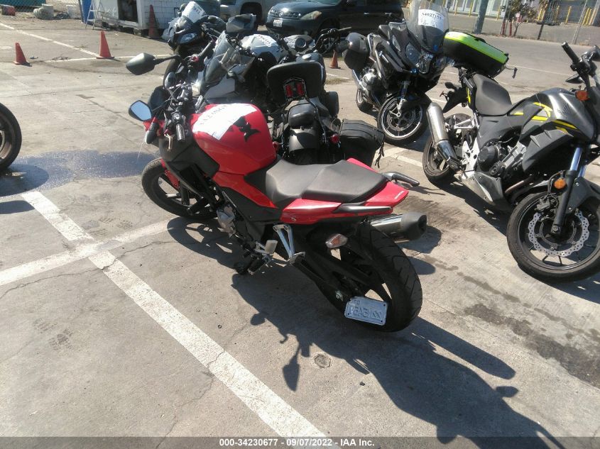 2015 HONDA CB300 F MLHNC521XF5102642