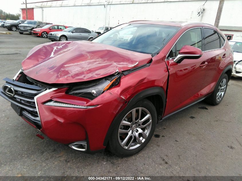 2015 LEXUS NX 200T JTJBARBZ2F2022646