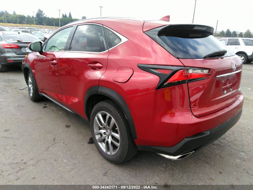 2015 LEXUS NX 200T JTJBARBZ2F2022646