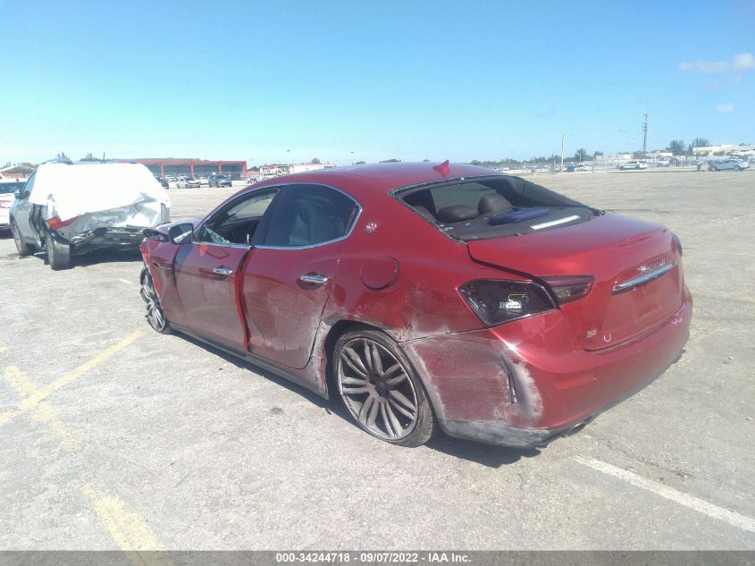 2014 MASERATI GHIBLI S Q4 ZAM57RTAXE1122162