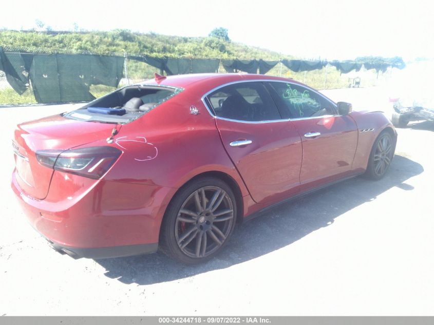 2014 MASERATI GHIBLI S Q4 ZAM57RTAXE1122162