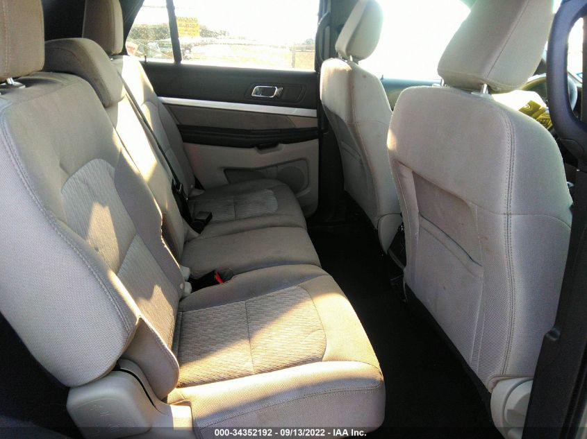 VIN 1FM5K7B89JGC70084 2018 FORD EXPLORER BASE