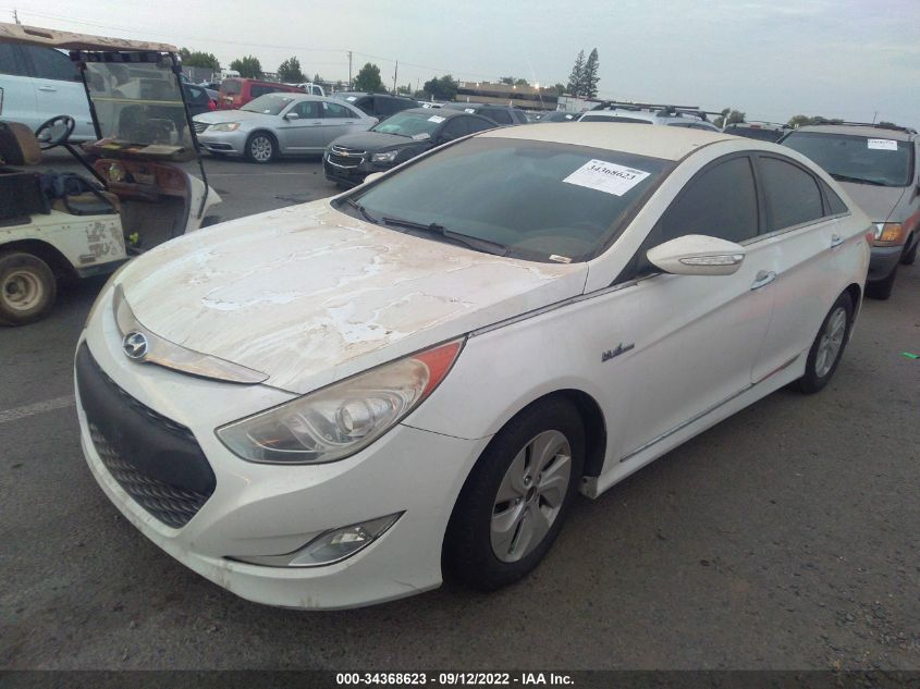 2013 HYUNDAI SONATA HYBRID KMHEC4A42DA077325