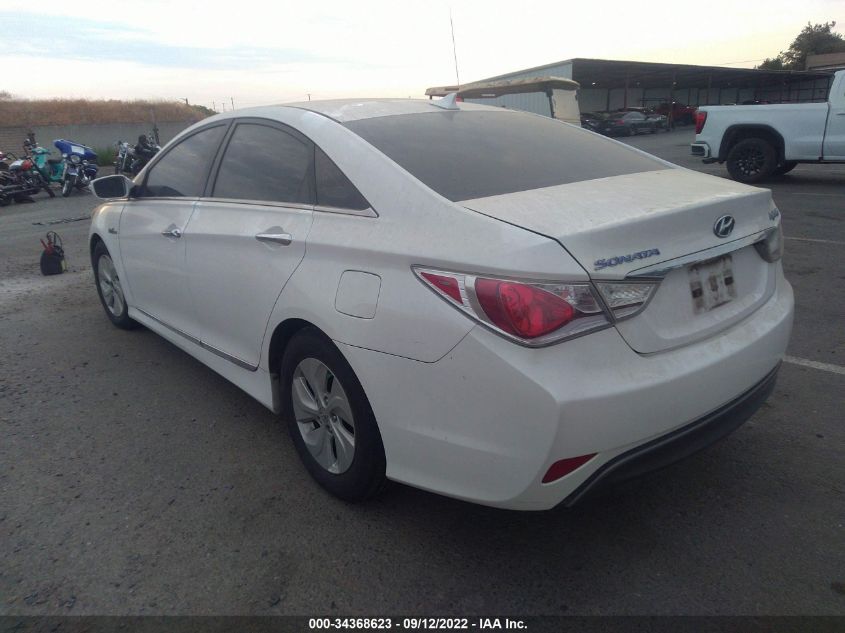 2013 HYUNDAI SONATA HYBRID KMHEC4A42DA077325