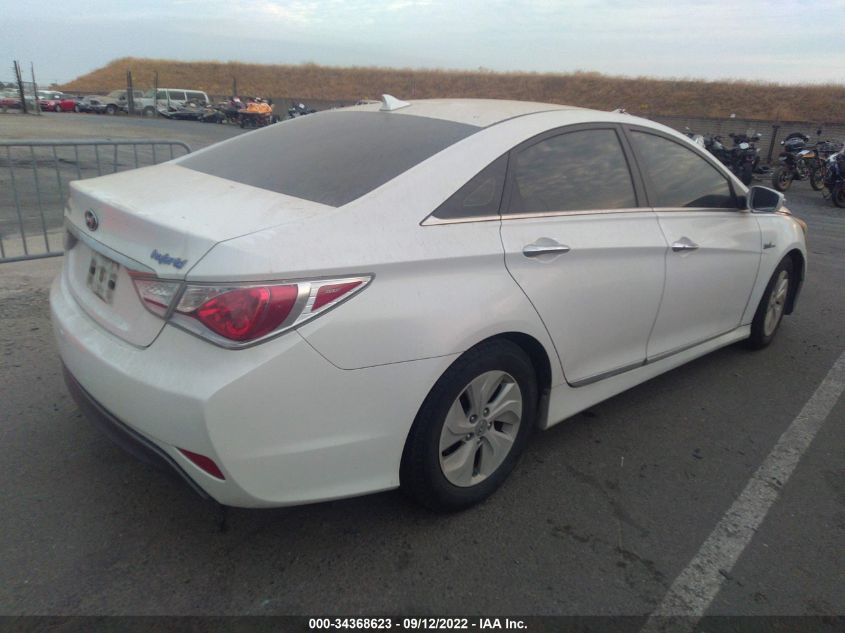 2013 HYUNDAI SONATA HYBRID KMHEC4A42DA077325