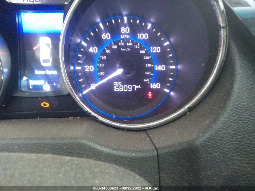 2013 HYUNDAI SONATA HYBRID KMHEC4A42DA077325