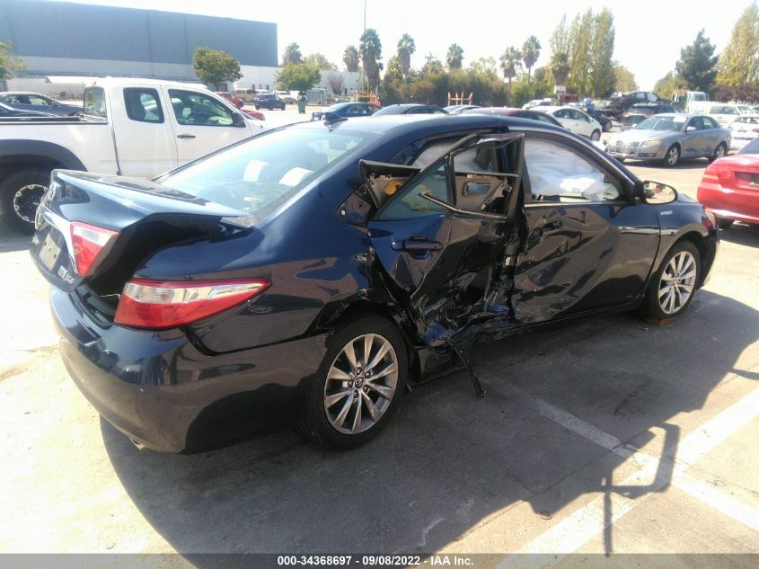 2015 TOYOTA CAMRY HYBRID XLE 4T1BD1FK6FU172378
