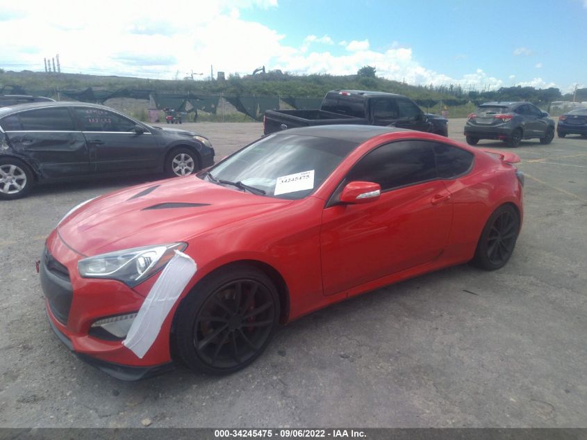 2013 HYUNDAI GENESIS COUPE 3.8 TRACK KMHHU6KJ0DU111898