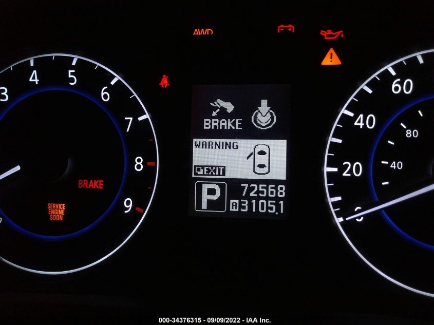2013 INFINITI G37 SEDAN X JN1CV6AR0DM758405
