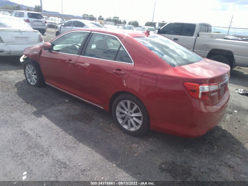 2013 TOYOTA CAMRY HYBRID LE/XLE 4T1BD1FK6DU091183