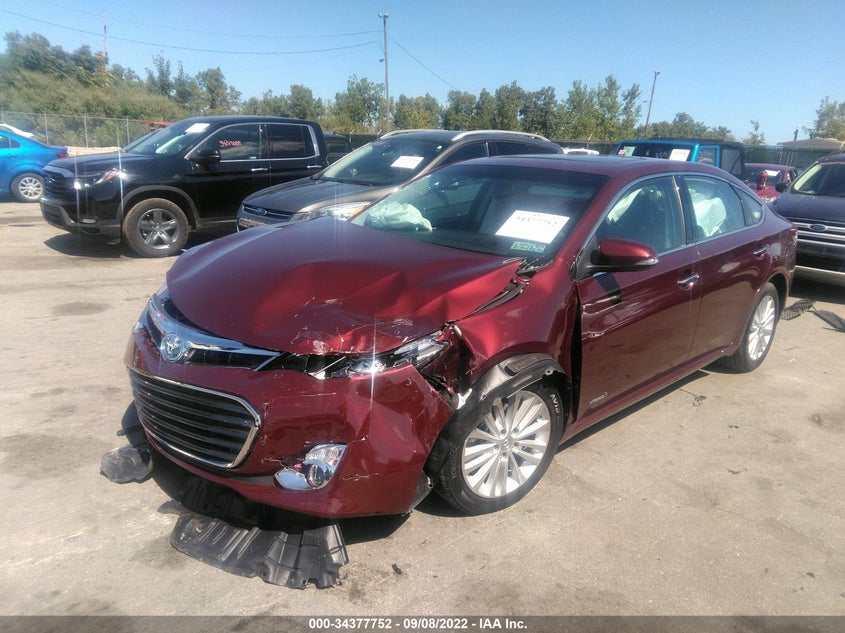 2014 TOYOTA AVALON HYBRID VIN: 4T1BD1EB5EU031513