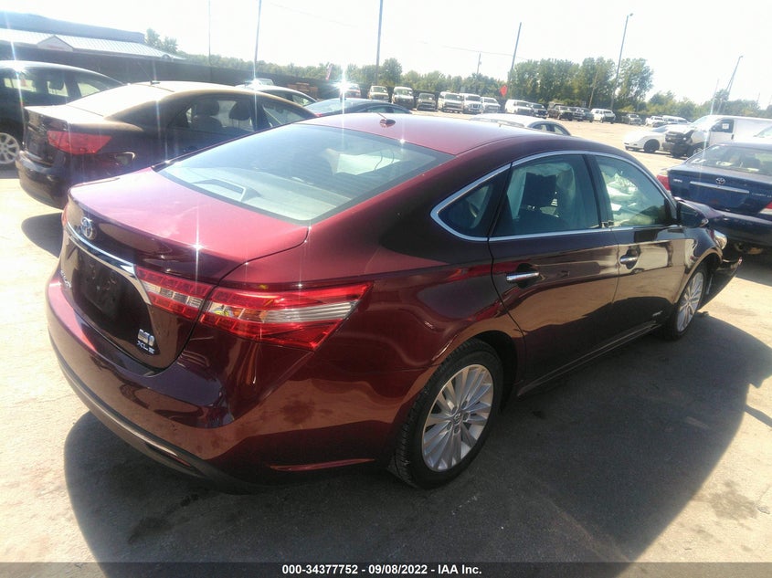 2014 TOYOTA AVALON HYBRID VIN: 4T1BD1EB5EU031513