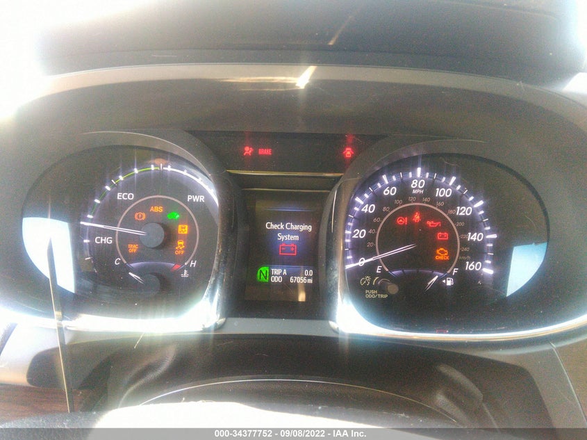 2014 TOYOTA AVALON HYBRID VIN: 4T1BD1EB5EU031513
