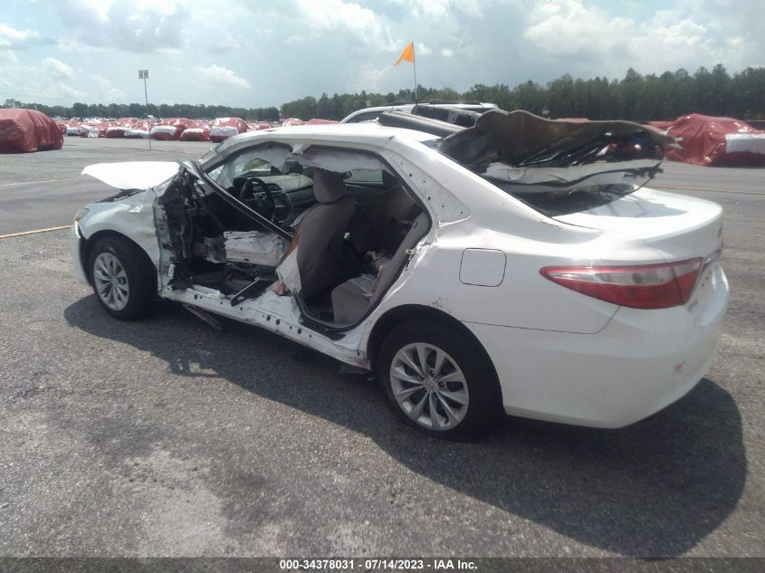 2016 TOYOTA CAMRY XLE/SE/LE/XSE - 4T1BF1FK5GU139416