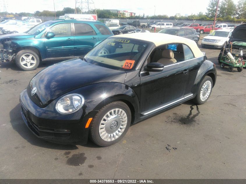 2015 VOLKSWAGEN BEETLE CONVERTIBLE 1.8T W/TECH 3VW507AT3FM812693