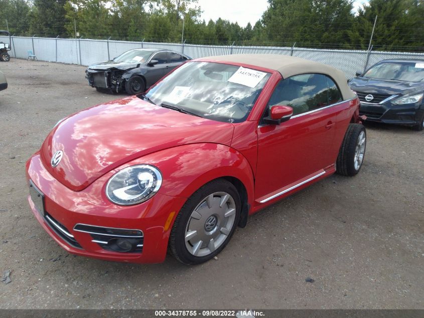 2018 VOLKSWAGEN BEETLE CONVERTIBLE S/COAST/SE 3VW5DAAT0JM518145