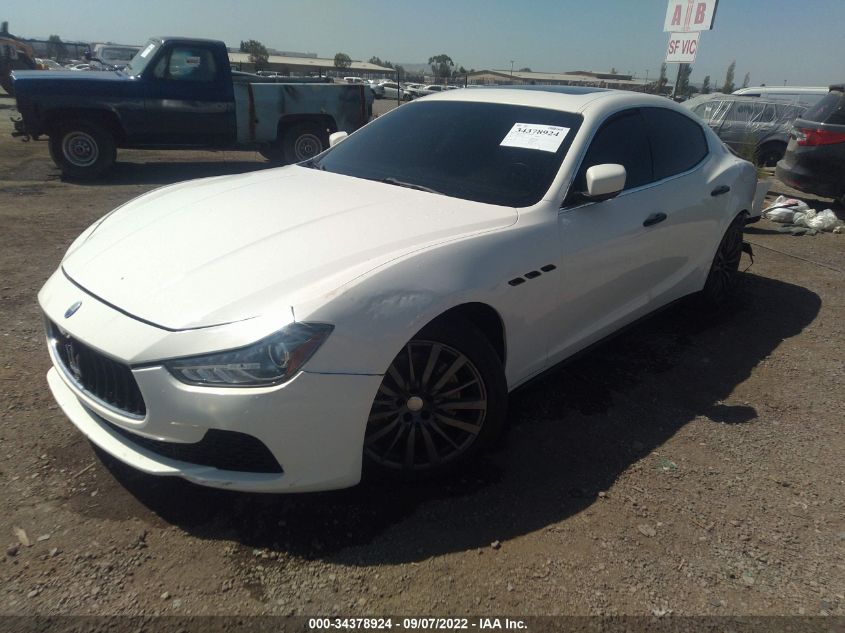 2015 MASERATI GHIBLI ZAM57XSA2F1161447