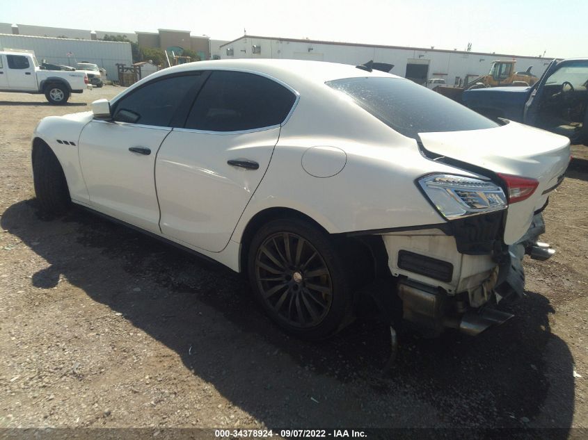2015 MASERATI GHIBLI ZAM57XSA2F1161447