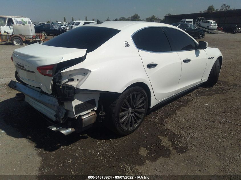 2015 MASERATI GHIBLI ZAM57XSA2F1161447