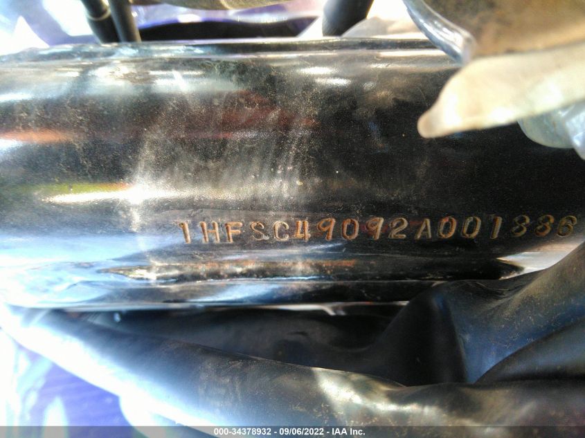 2002 HONDA VTX1800 R 1HFSC49092A001886