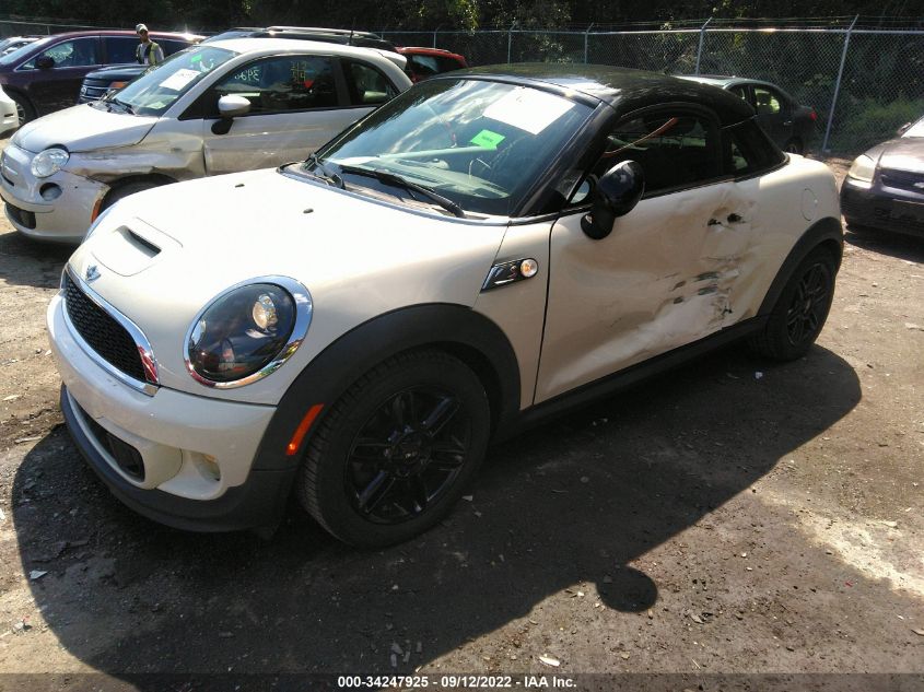 2013 MINI COOPER COUPE S WMWSX3C52DT408580
