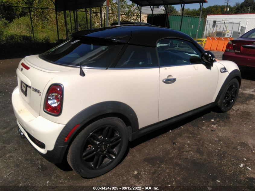 2013 MINI COOPER COUPE S WMWSX3C52DT408580