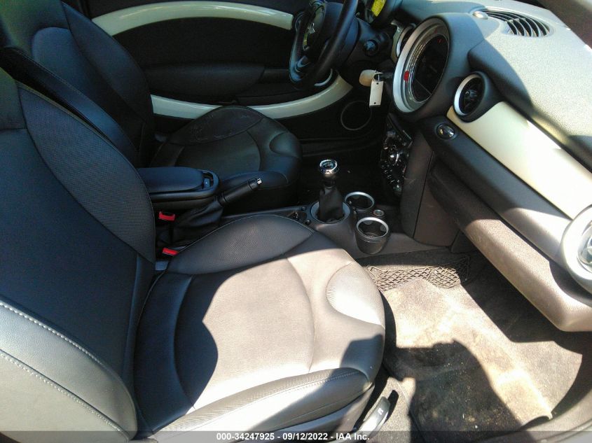 2013 MINI COOPER COUPE S WMWSX3C52DT408580
