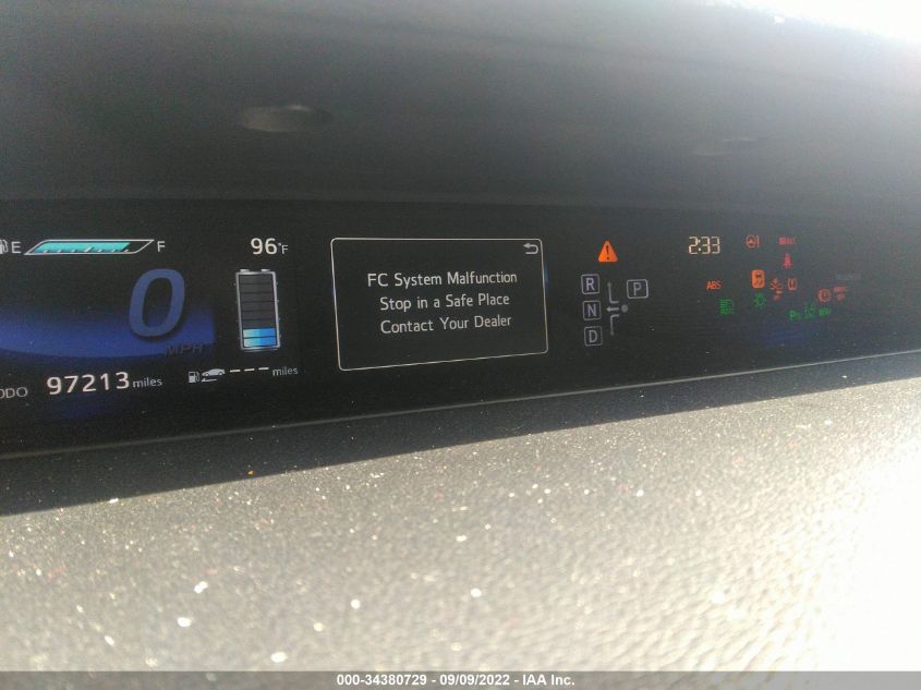 2017 TOYOTA MIRAI JTDBVRBD9HA002706