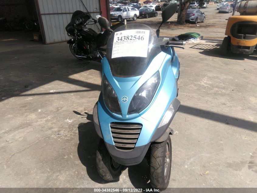 2007 PIAGGIO MP3 ZAPM479M175002629