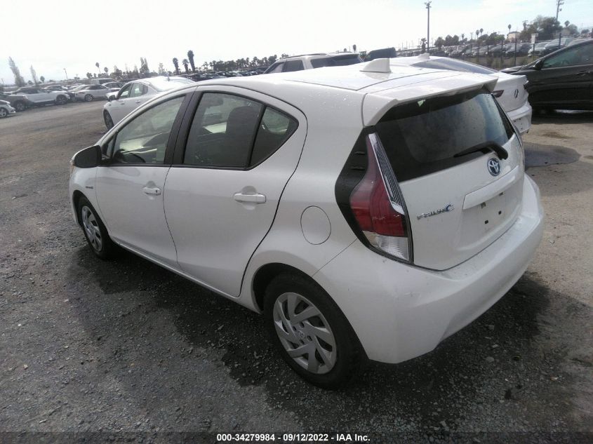 2015 TOYOTA PRIUS C ONE/TWO/THREE/FOUR JTDKDTB34F1105844