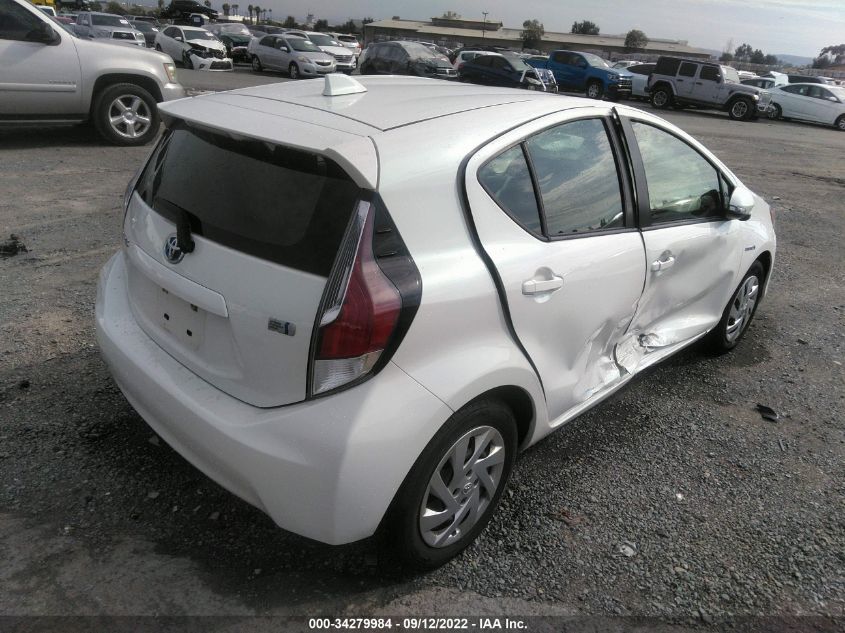 2015 TOYOTA PRIUS C ONE/TWO/THREE/FOUR JTDKDTB34F1105844